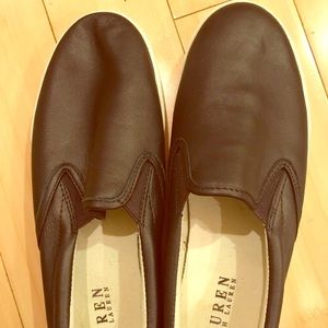 Ralph Lauren dark brown loafers